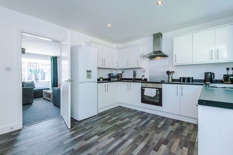 Fully equipped kitchen with all essentials for your stay.

