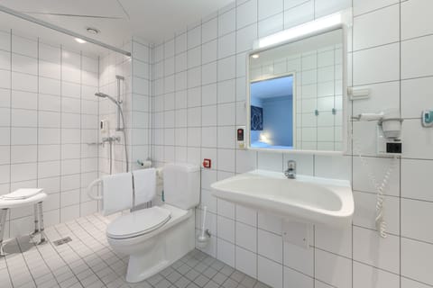 Standard Room, 1 Double Bed | Bathroom amenities | Shower, eco-friendly toiletries, hair dryer, towels