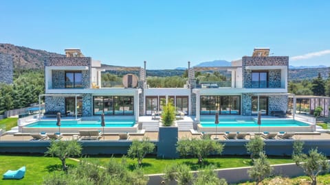 Welcome to Anelia Villa, a luxurious retreat featuring two beautifully designed buildings.