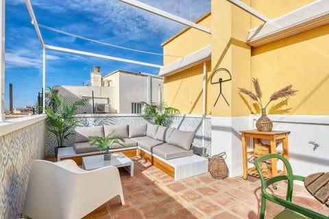Family Apartment, City View | Terrace/patio
