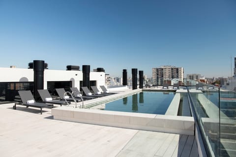 Rooftop pool