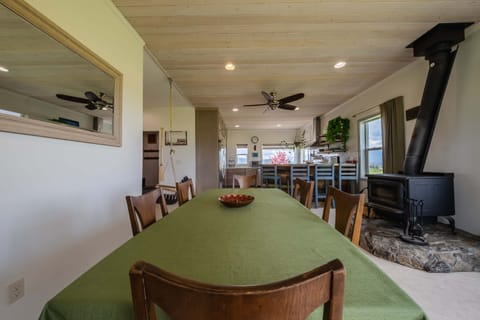 Dining table with seating for 6