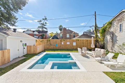 Heated pool set at a perfect 90°F, ideal for enjoyment.
