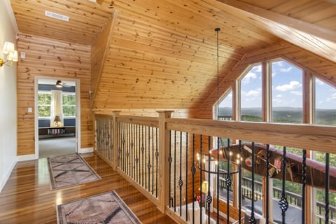 Cat Walk overlooking the living room