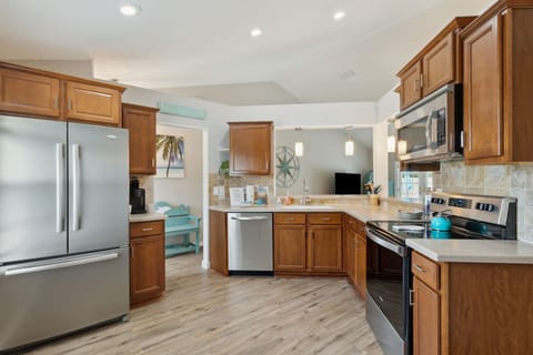 Fully stocked kitchen with cookware/dinnerware/Keurig and drip coffee pot