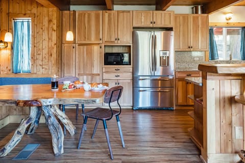 Dining table with seating