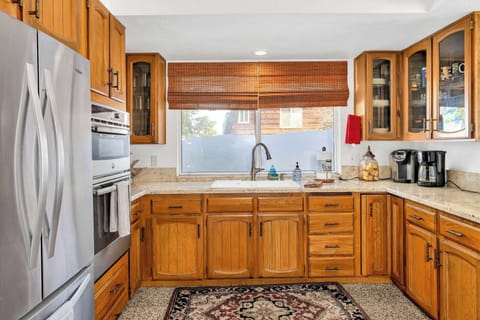 Ample cabinets for storage