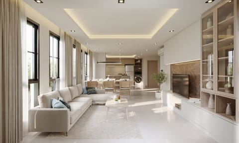 Grand Suite, Balcony | Living area | Smart TV