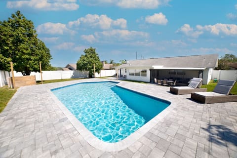 Enjoy this stunning pool. This is where all the fun will happen. 