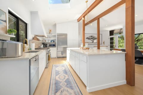 Our fully stocked kitchen!