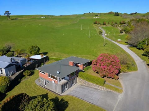 Aireal shot showing the stunning full property with the stunning farm background. The sheep are your neighbours!