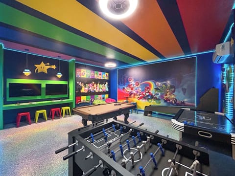 Mario Bros Themed Games Room!