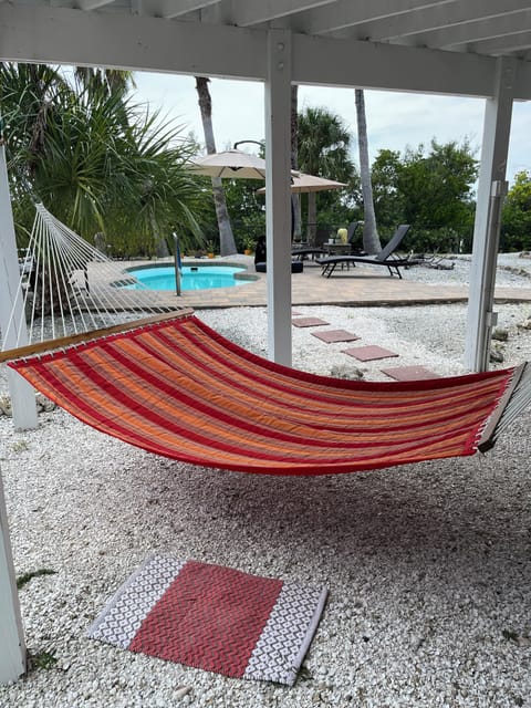 Enjoy the hammock in your private Oasis