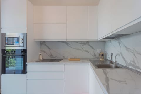 Apartment | Private kitchen | Shared fridge, microwave, freezer