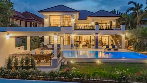 Villa view from the Golf course