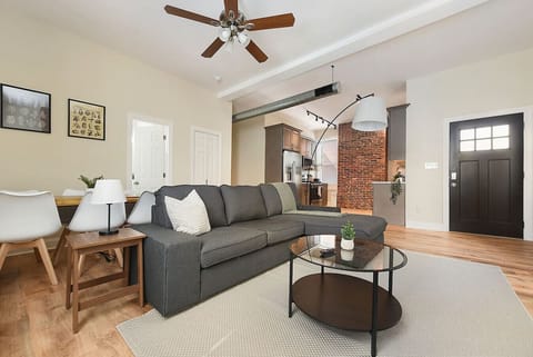 Spacious Living Room With Comfy Couch