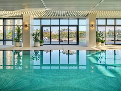 Indoor pool, seasonal outdoor pool