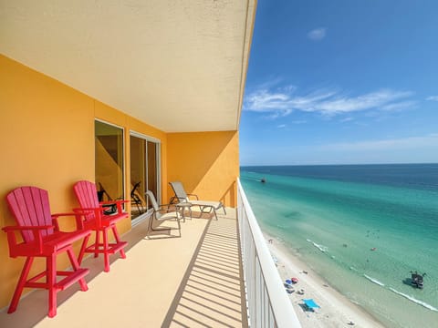 Private balcony overlooking the gulf.