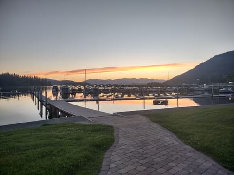 Sunset from the waterfront
