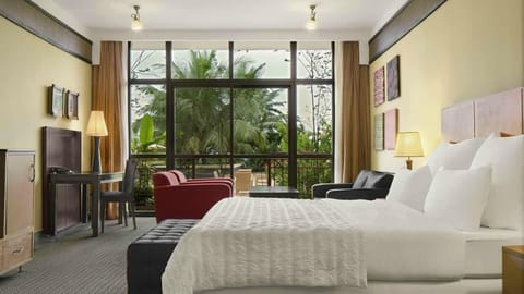Deluxe Room, Balcony, City View | Desk, laptop workspace, free WiFi