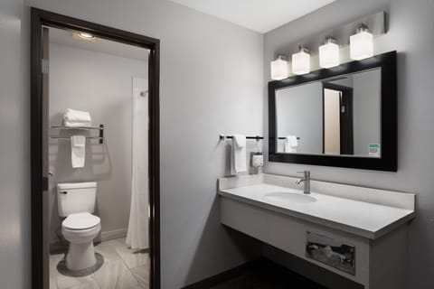 Free toiletries, hair dryer, towels