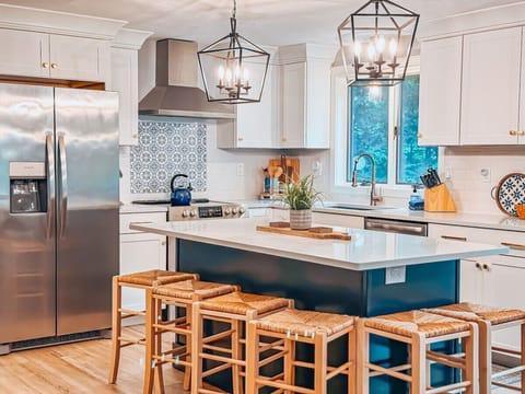 This kitchen is the perfect place to gather and entertain