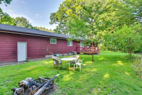 Sawyer Vacation Rental | 4BR | 2BA | 1,200 Sq Ft | Stairs to Enter