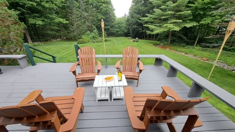 Enjoy the serenity in the morning with your coffee.  