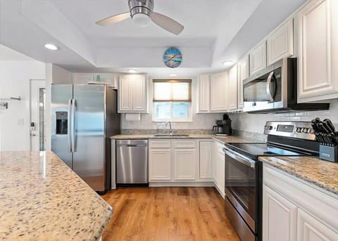 Kitchen is located on the 2nd level.