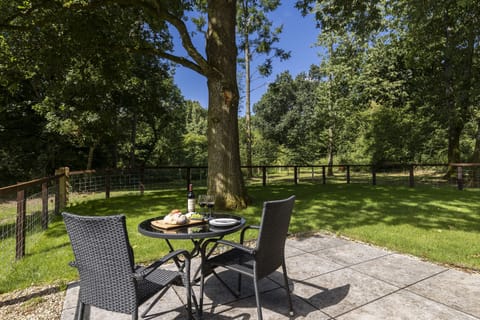 Enjoy alfresco dining on the patio