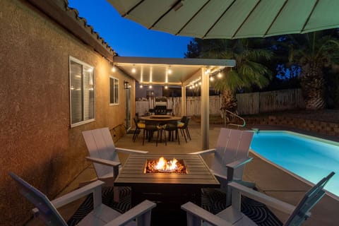 Wind down in the evening outside under the stars in your private retreat.