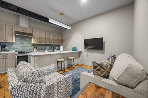 Living Area + Kitchen