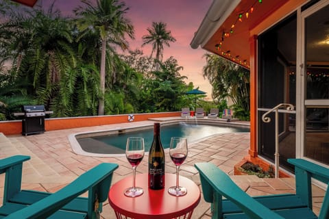 Watch the sunset by the pool, lounge in comfort, and enjoy a BBQ with family and friends — the perfect evening escape.