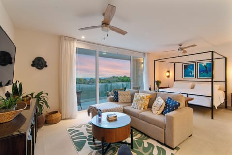 Experience an open penthouse with stunning ocean views from every corner.