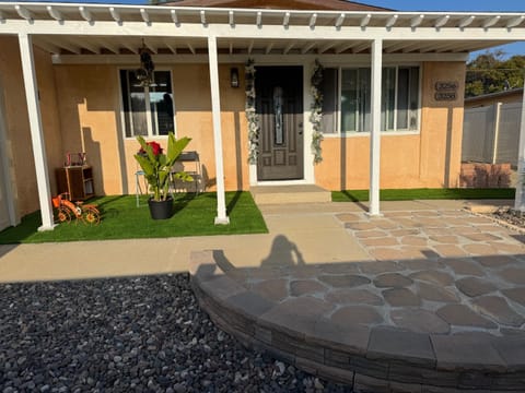 Entrance to the house