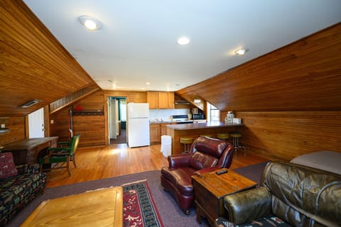 Living room with kitchen