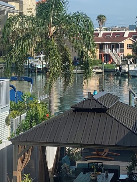 Waterfront view from the living room area