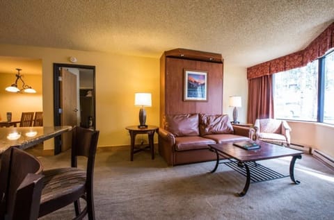Open-concept living space with a welcoming ambiance and all the comforts of home.