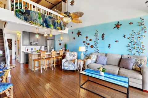 Inviting open-concept living area