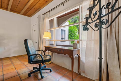 Desk area perfect for remote working