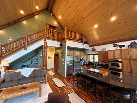 Kitchen and living area in Lodge
