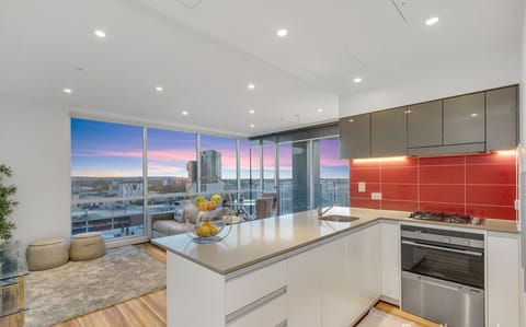 Luxury Apartment, Balcony, Ocean View | Living area | Flat-screen TV