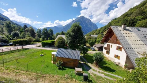 Expansive outside gardens some completely enclosed for kids play. 