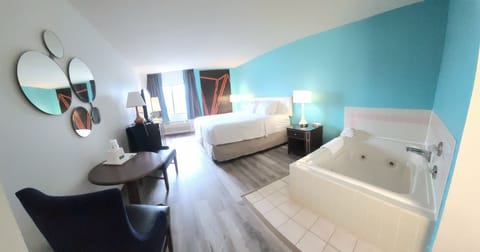 Studio Suite, 1 King Bed, Non Smoking | Desk, laptop workspace, free cribs/infant beds, rollaway beds