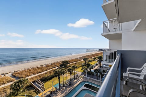 Oceanfront Balcony - Sip your morning coffee or watch the sunset from your private balcony overlooking the Atlantic.
