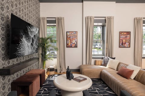 Living Room | Comfortable Seating + TV | Second Floor Single Level Layout