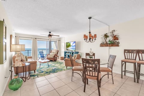 Living Area with Balcony Access and Gulf Views