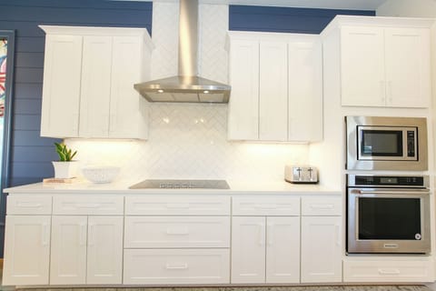 Kitchen with upscale appliances