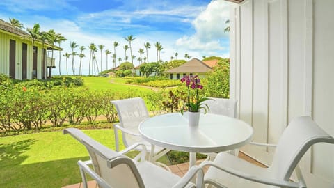Kiahuna Plantation #31 - Covered Dining Lanai - Parrish Kauai
