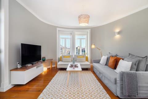 Apartment, 3 Bedrooms | Living area | Flat-screen TV